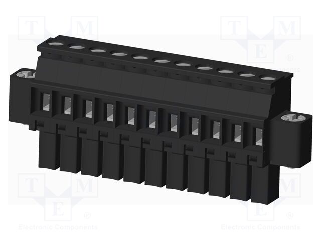Connector: pluggable terminal block; plug; female; angled 90°