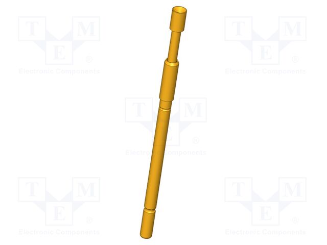 Test needle; Operational spring compression: 4mm; 5A; Ø: 2mm; 0.6N