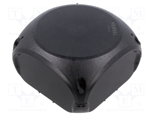 Enclosure: junction box; X: 130mm; Y: 130mm; Z: 77mm; IP66