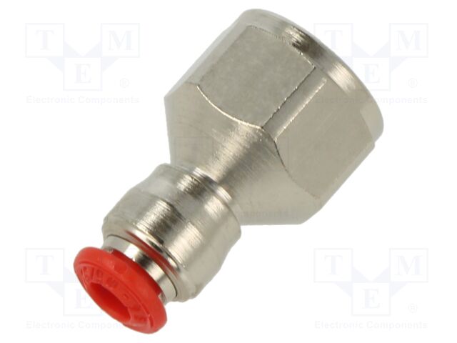 Push-in fitting; straight; 1/4"; -0.99÷20bar; 4mm