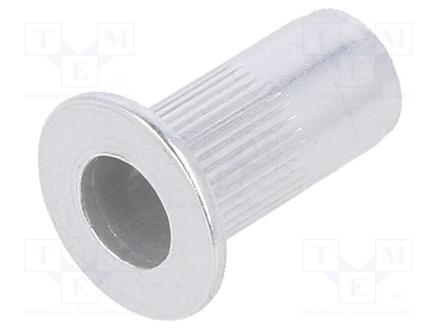 Rivet nuts; aluminium; Panel cutout diam: 5mm; 20pcs; Thread: M3
