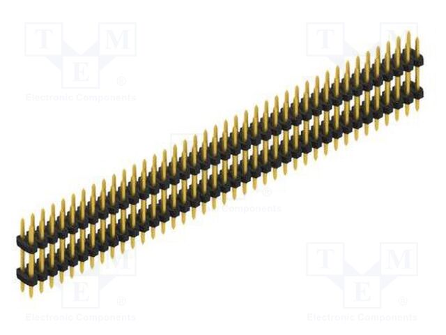 Connector: pin strips; pin header; male; PIN: 78; 2mm; THT; 2x39