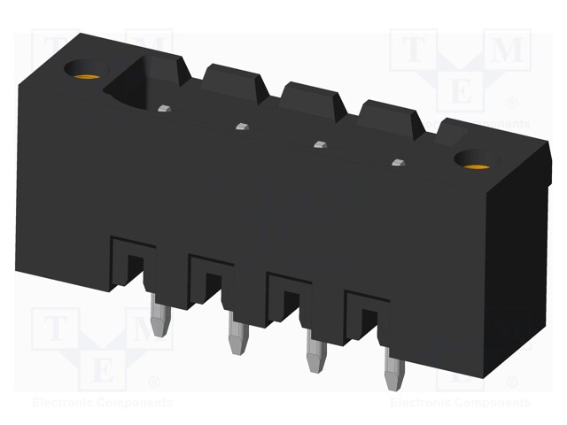 Connector: pluggable terminal block; socket; male; on PCBs