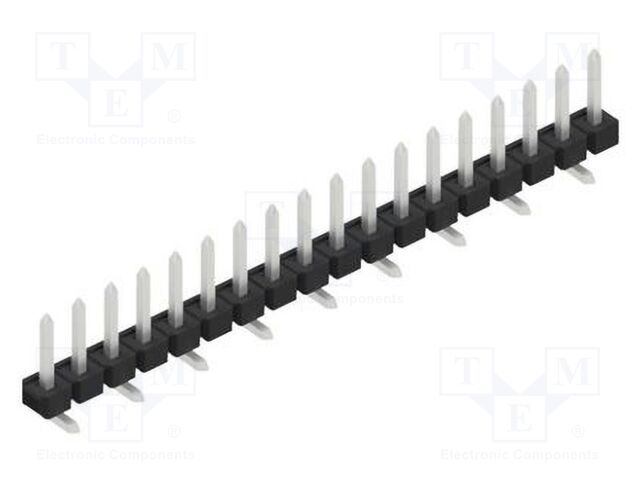 Connector: pin strips; pin header; male; PIN: 18; 2.54mm; SMT; 1x18
