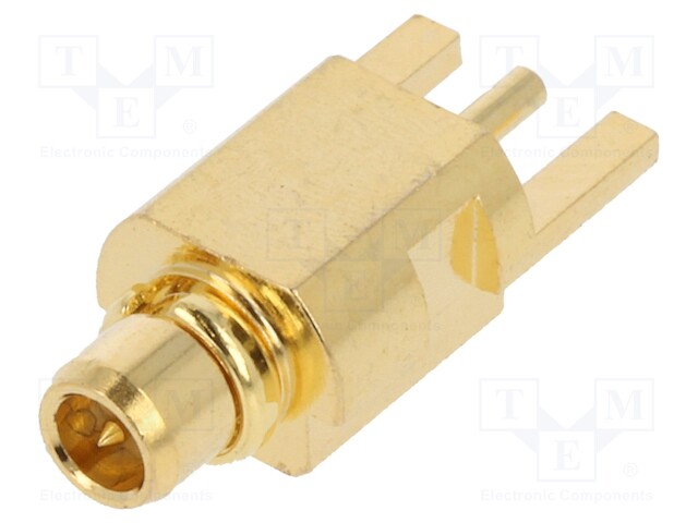 Socket; MMCX; female; 50Ω; teflon; gold-plated
