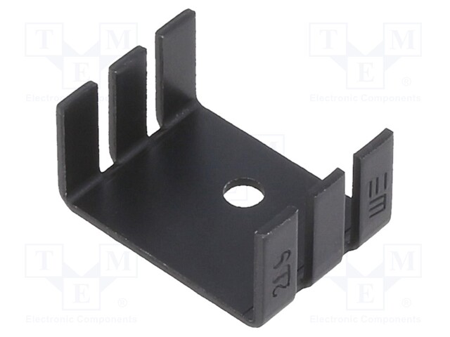 Heatsink: extruded; U; TO202,TO218,TO220; black; L: 18.1mm