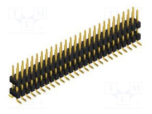 Connector: pin strips; pin header; male; PIN: 52; 2.54mm; SMT; 2x26