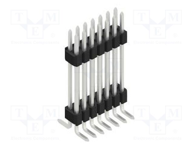 Connector: pin strips; pin header; male; PIN: 14; 1.27mm; SMT; 2x7