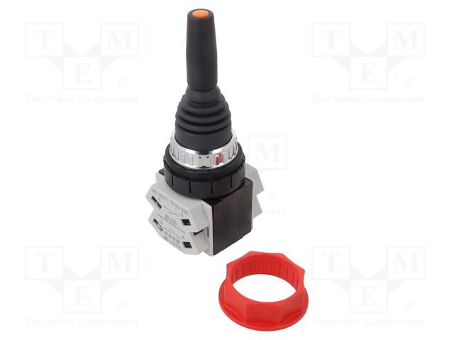 Switch: joystick; 30mm; Stabl.pos: 1; NC x2 + NO x2; IP65; 46; Pos: 2