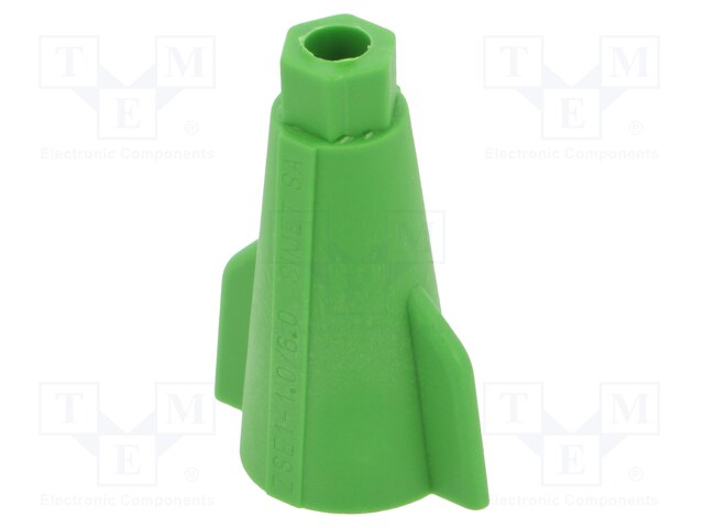 Close end; 1÷6mm2; 400V; 41A; screwed; green; -25÷125°C