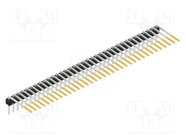 Connector: pin strips; pin header; male; PIN: 35; 2.54mm; THT; 1x35