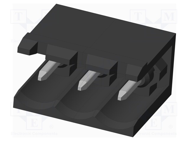 Connector: pluggable terminal block; socket; male; on PCBs