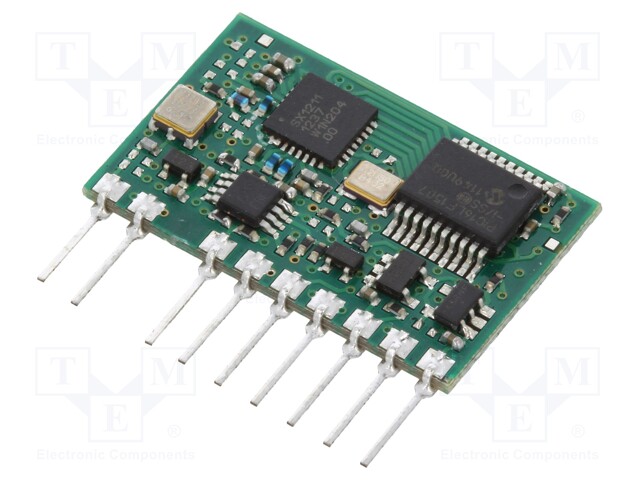 Module: RF; AM transceiver; AM,ASK; 868.3MHz; -108dBm; 3÷5VDC; 10mW