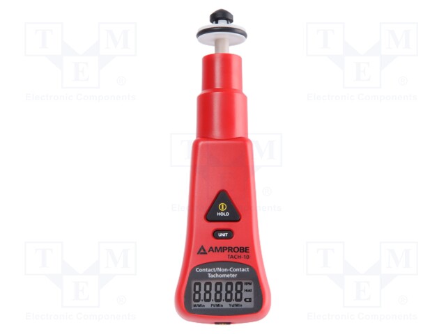 Tachometer; 0.1%; Resol: 0,001rpm; 544.3g; Power supply: 9V