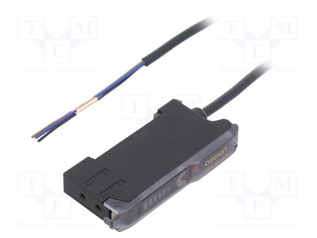 Sensor: optical fibre amplifier; PNP; IP50; Connection: lead 2m