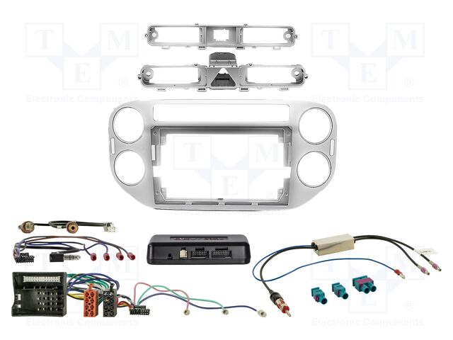 Adapter for control from steering wheel; VW; silver; 9"