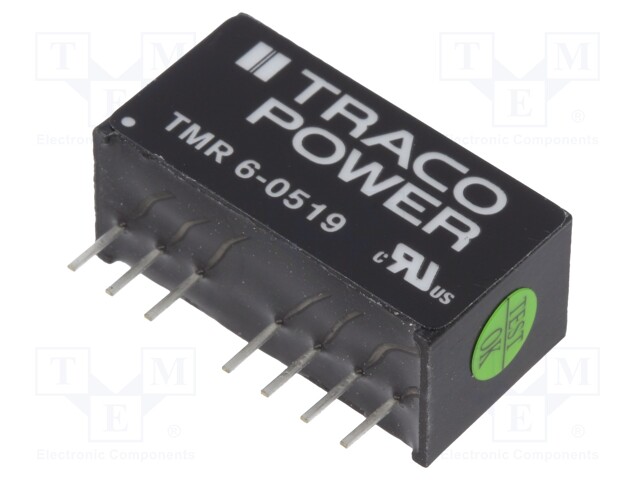 Converter: DC/DC; 6W; Uin: 4.5÷9V; 9VDC; Iout: 666mA; SIP8; 4.8g