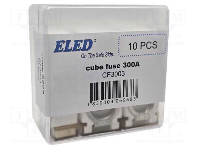 Fuse: fuse; 300A; 58VDC; ceramic,automotive; 20x23.5x11.8mm