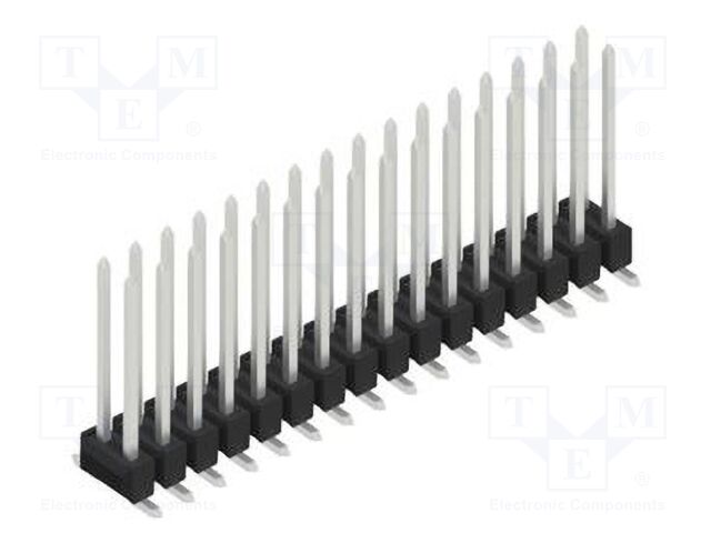 Connector: pin strips; pin header; male; PIN: 32; 2.54mm; SMT; 2x16