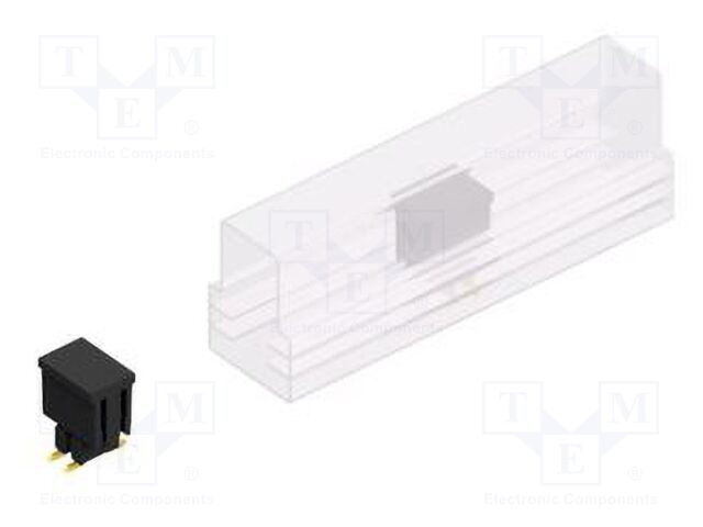 Connector: pin strips; pin header; male; PIN: 4; 2.54mm; SMT; 2x2