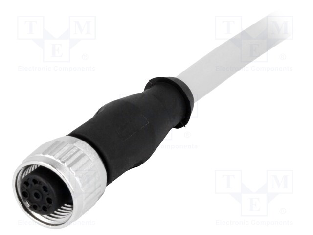 Plug; M12; PIN: 8; female; A code-DeviceNet / CANopen; 0.5m; cables