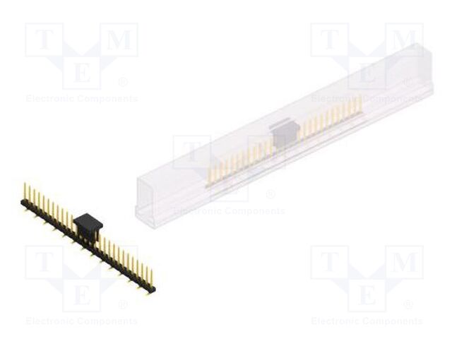 Connector: pin strips; pin header; male; PIN: 28; 2mm; SMT; 1x28