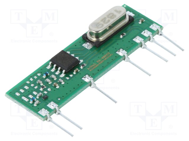 Module: RF; FM receiver; AM,ASK; 433.92MHz; -112dBm; 5VDC; 4.3mA