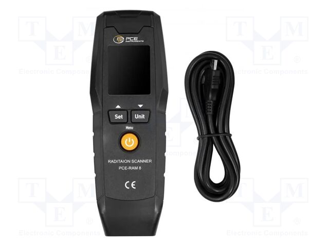 Meter: radation; LCD 1,7"; 0,01÷9999 uSv/h; 160x55x33mm