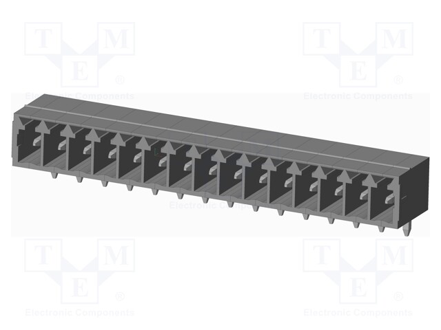 Connector: pluggable terminal block; socket; male; on PCBs