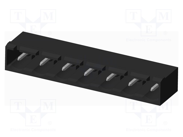 Connector: pluggable terminal block; socket; male; on PCBs
