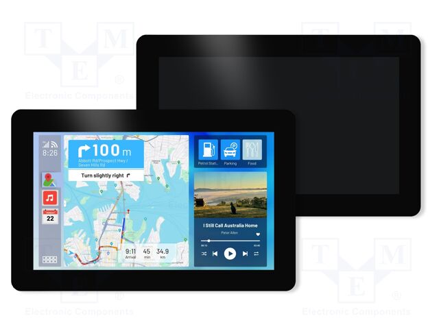 Display: TFT; 9"; 800x480; Illumin: LED; 210.7x126.4mm; RGB