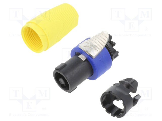 SPEAKON X-LINE 4POLE YELLOW