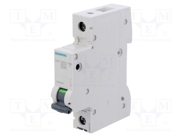 Circuit Breaker, MCB, 5SL4, 1P, 10 kA, 400 V, 2 A