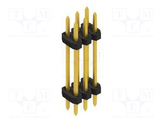Connector: pin strips; pin header; male; PIN: 6; 2mm; THT; 2x3; 100V