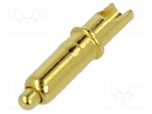 Pogo-Pin 1mm x 7,5mm z gniazdem lutowniczym