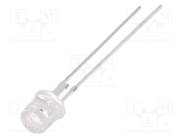 LED; blue; 5mm; 4200÷5800mcd; 140°; Front: flat; 3.2÷3.6VDC; round