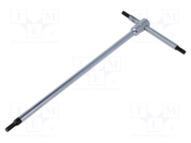 Wrench; hex key; HEX 3,5mm; Overall len: 175mm; Kind of handle: T