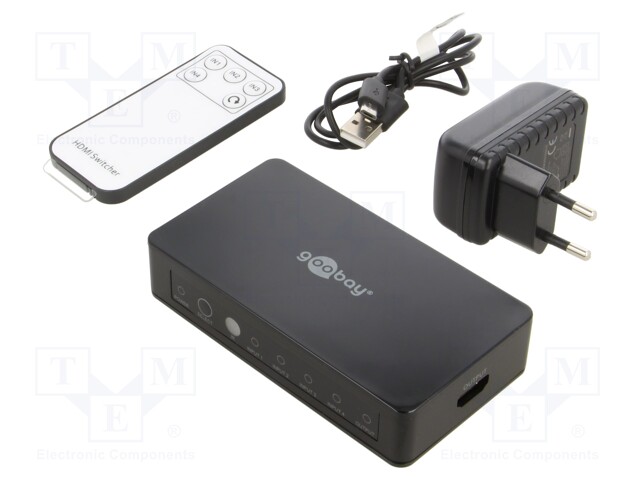 Switch; HDCP 2.2,HDMI 2.0; black; Out: HDMI socket