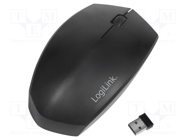 Optical mouse; black; USB A; Bluetooth 4.2,wireless; 10m
