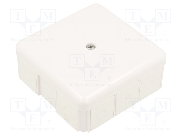 Enclosure: junction box; X: 87mm; Y: 87mm; Z: 39mm; wall mount; IP65