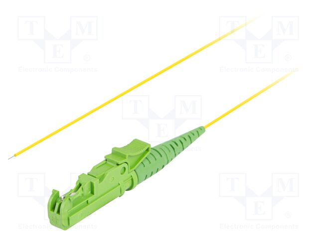 Optic fiber pigtail; OS2; E2000/APC; 2m; Optical fiber: 9/125um