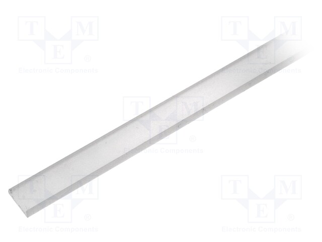 Cover for LED profiles; white; 1m; V: C; push-in