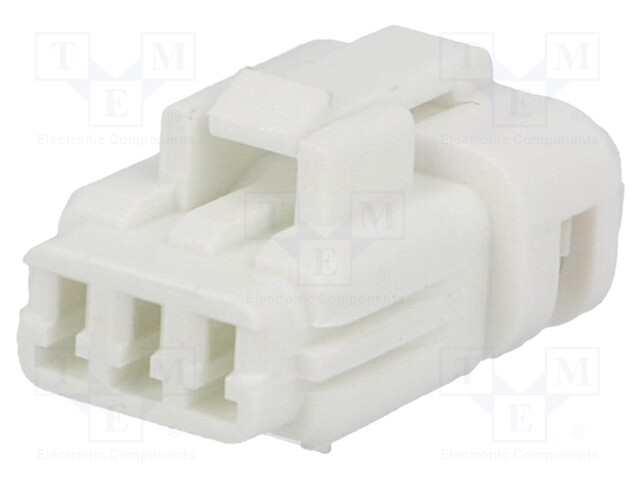 Connector: wire-wire/PCB; 565,E-Seal; plug; female; IP67; white
