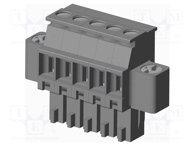Connector: pluggable terminal block; plug; female; angled 90°