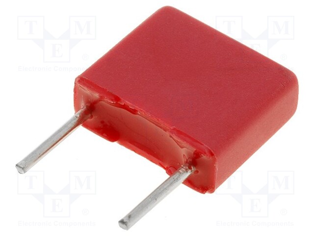 Capacitor: polyester; 330nF; 63VAC; 100VDC; Pitch: 5mm; ±10%