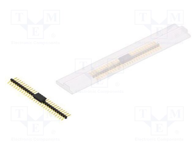 Connector: pin strips; pin header; male; PIN: 28; 2mm; SMT; 1x28