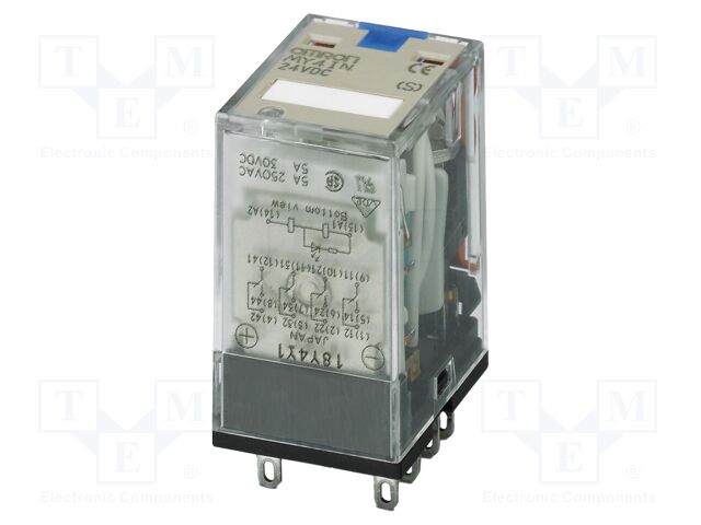 Relay: industrial; Mounting: socket