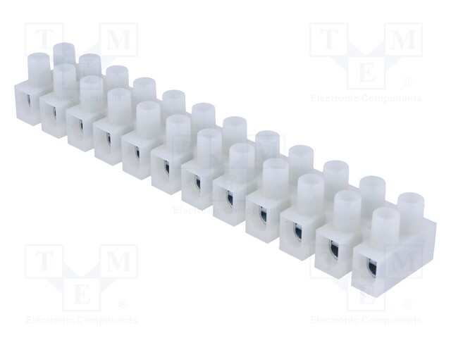 Terminal block; screw terminal; ways: 12; 0.5÷4mm2; terminals: 24