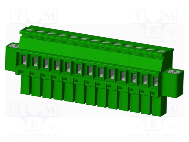 Connector: pluggable terminal block; plug; female; angled 90°