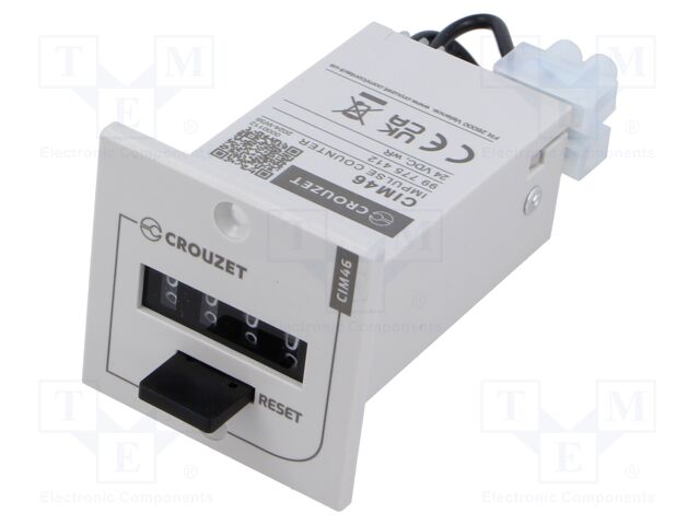 Counter: electromechanical; mechanical indicator; pulses; 99999